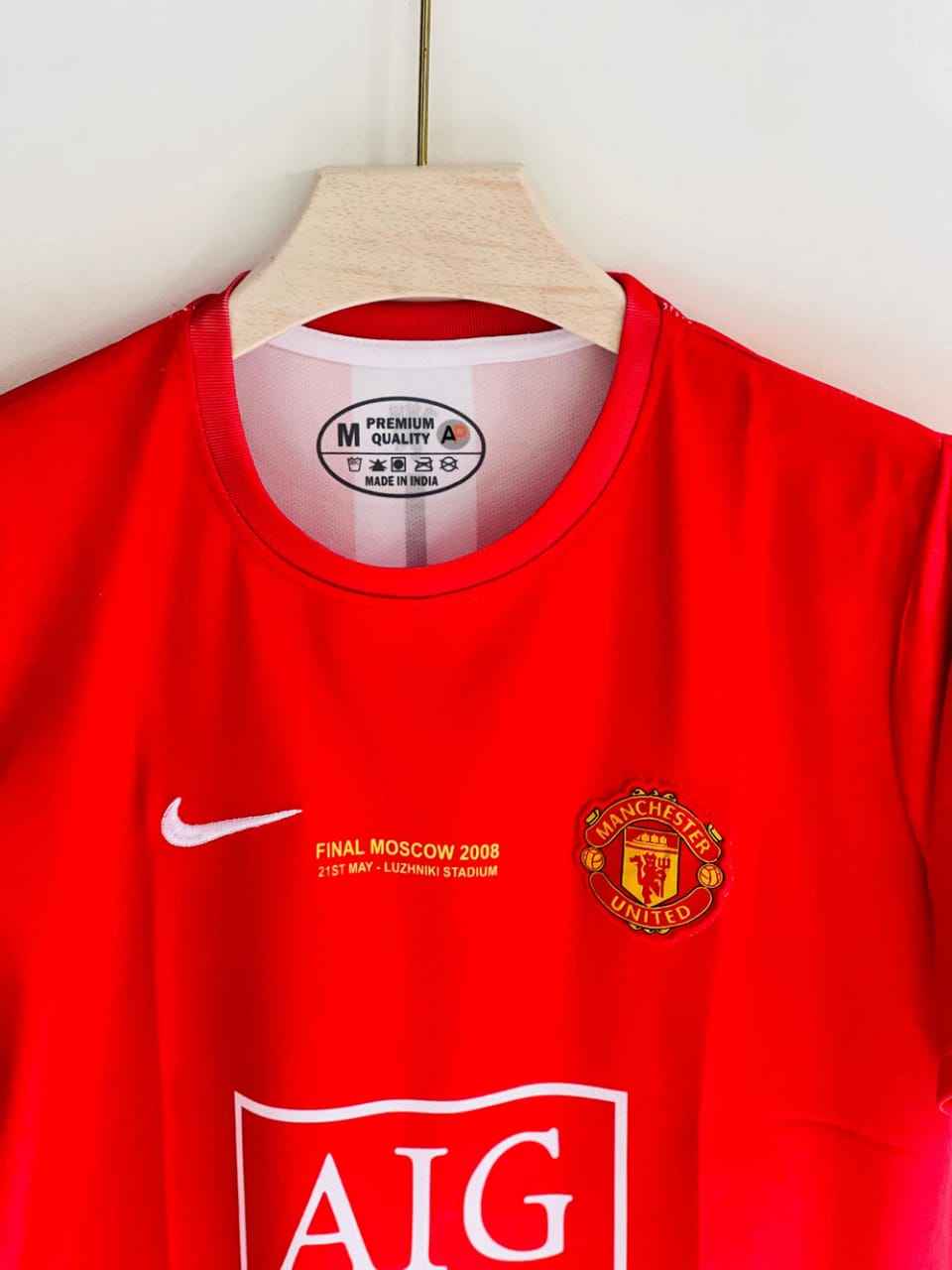 Manchester united 2008 C. Ronaldo Half sleeves retro