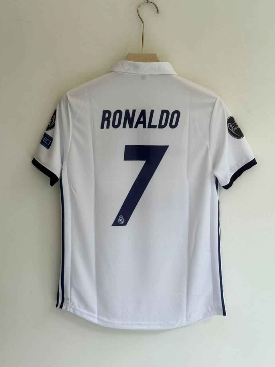 Real Madrid C.Ronaldo 2016-17 Home Half Sleeve Jersey