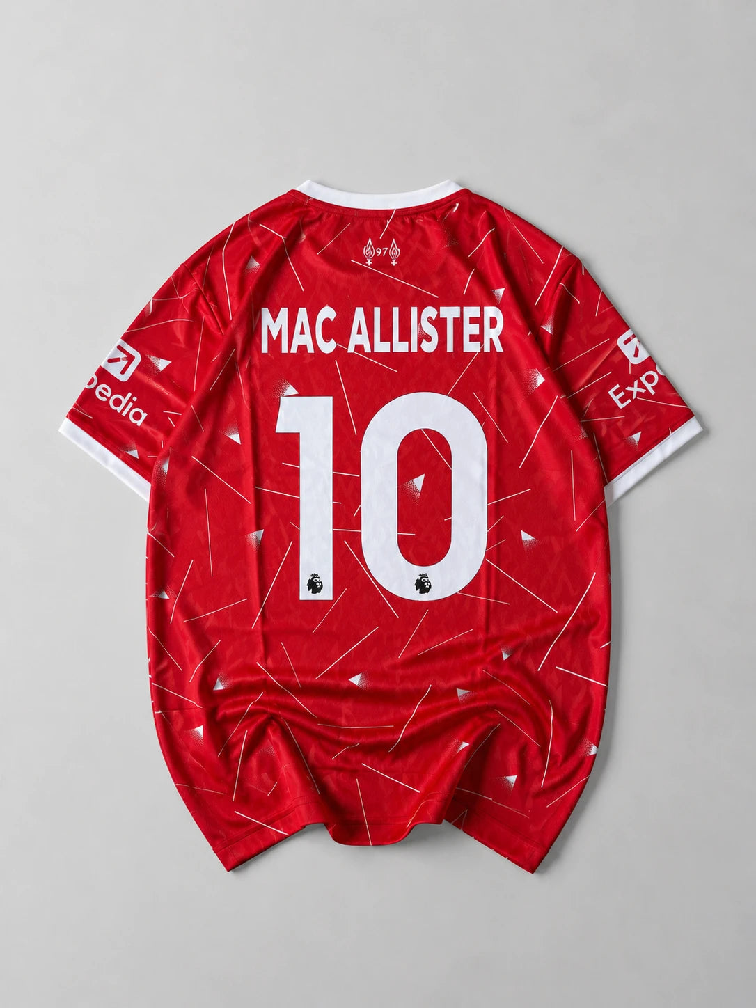 Liverpool 2026-27 Mac Allister jersey back with player name and number