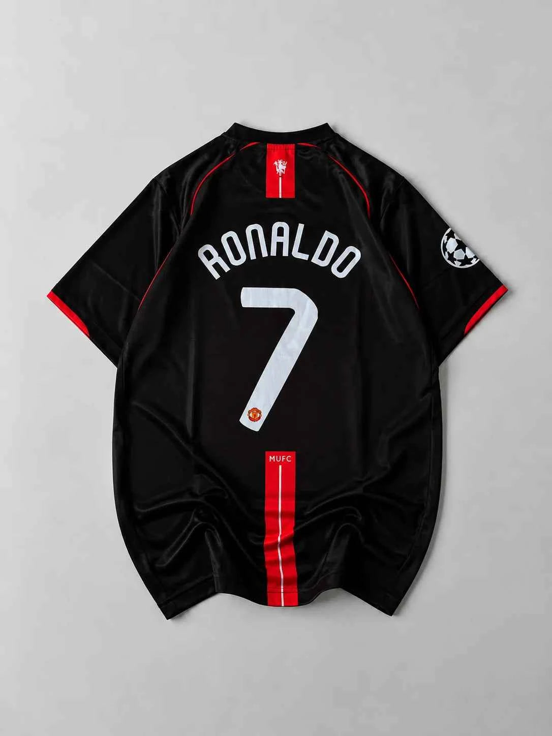 Manchester united 2008-09 ronaldo half sleeves retro (embroidery)