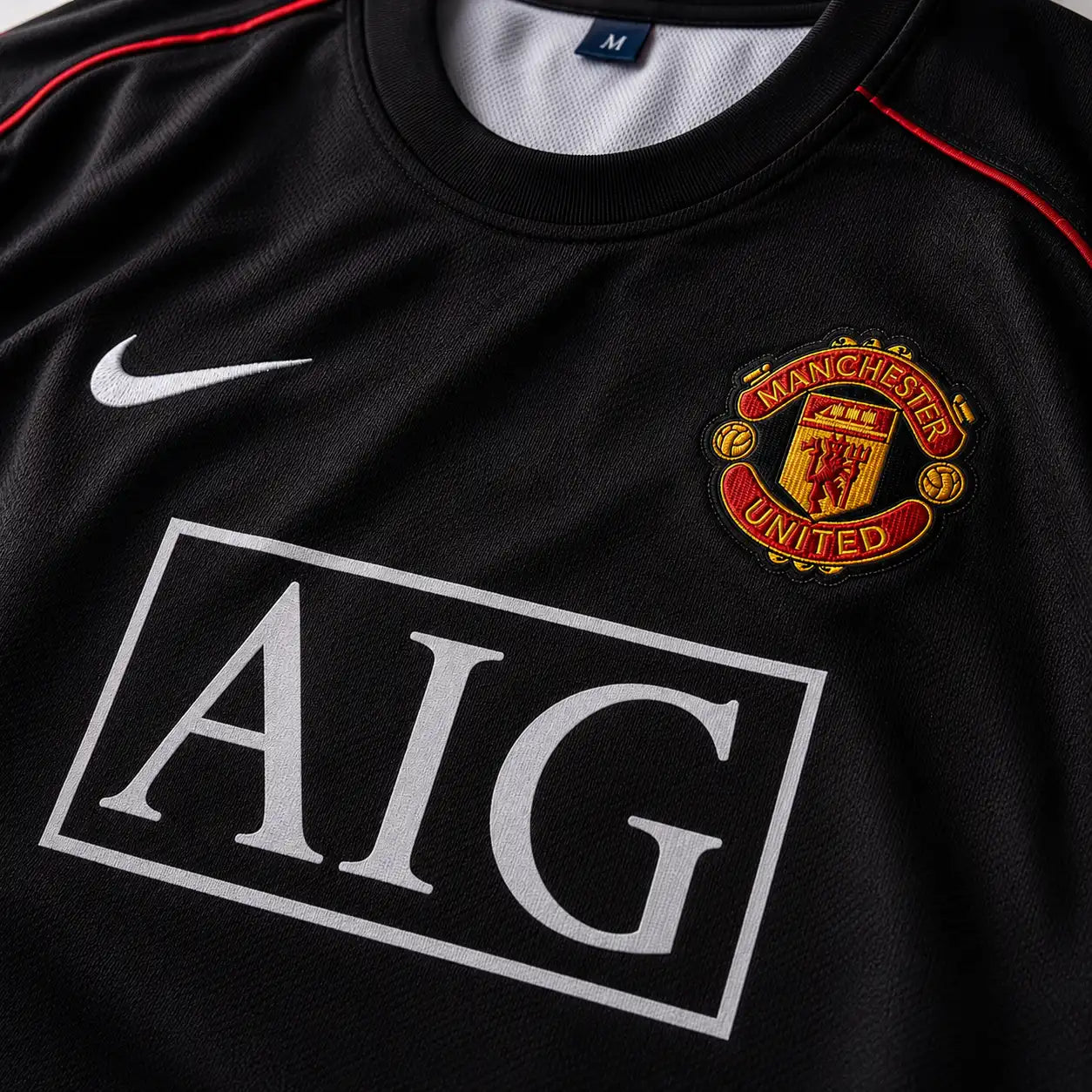 Manchester united 2008-09 ronaldo half sleeves retro (embroidery)