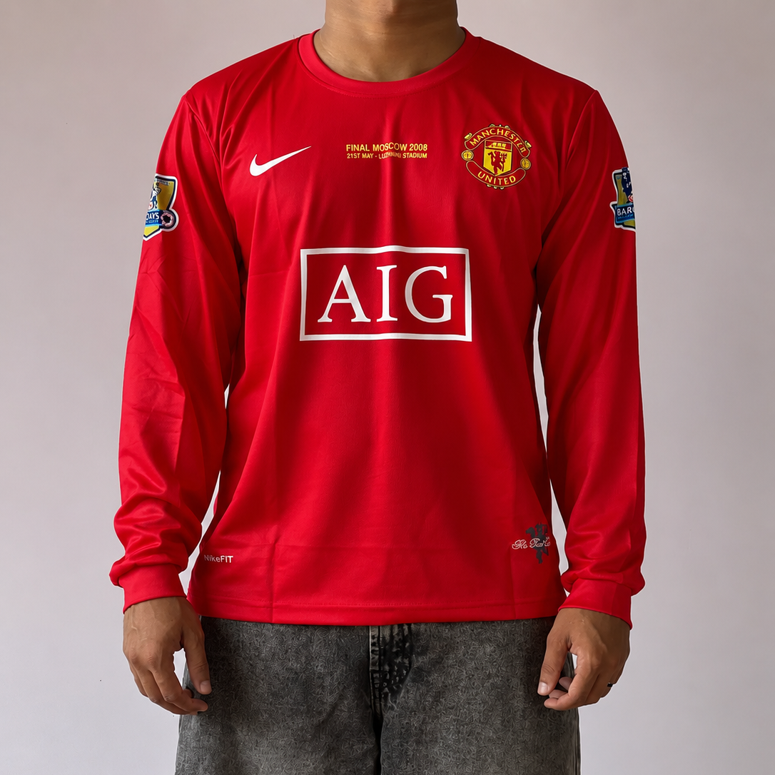 Manchester united 2008-09 ronaldo full sleeves retro