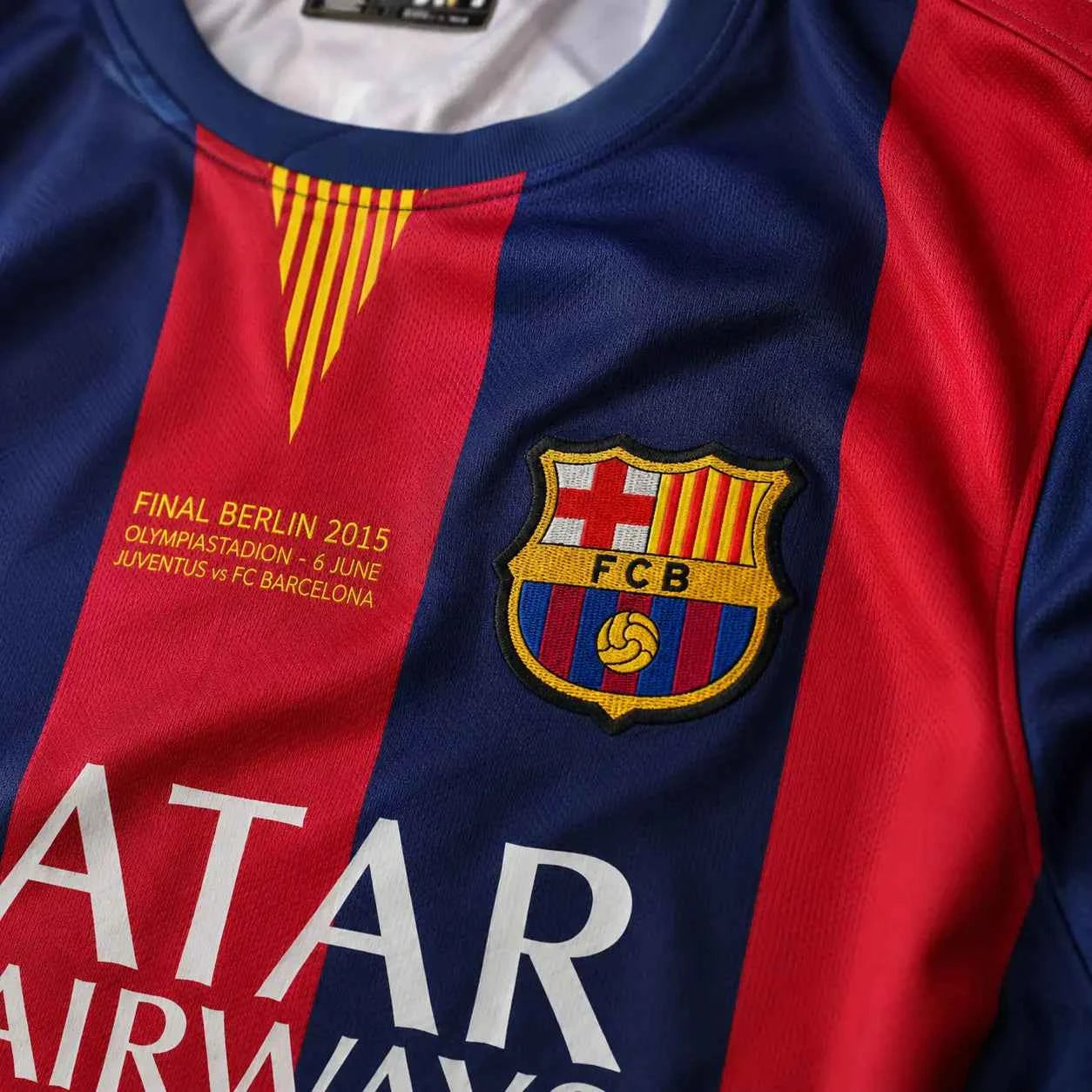 Barcelona Messi Home 2014-15 half sleeves retro (embroidery)