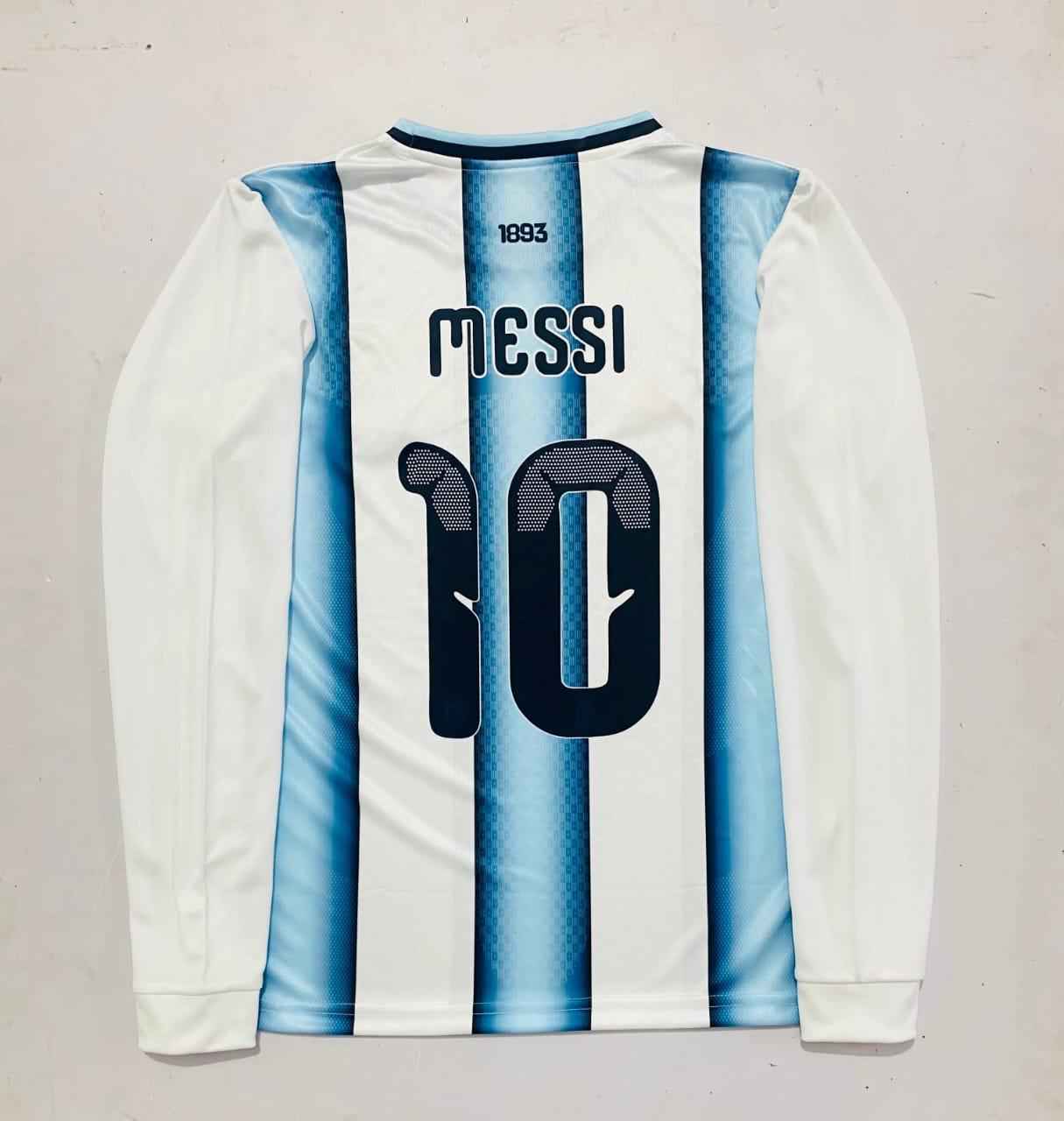 Messi full sleeves argentina retro