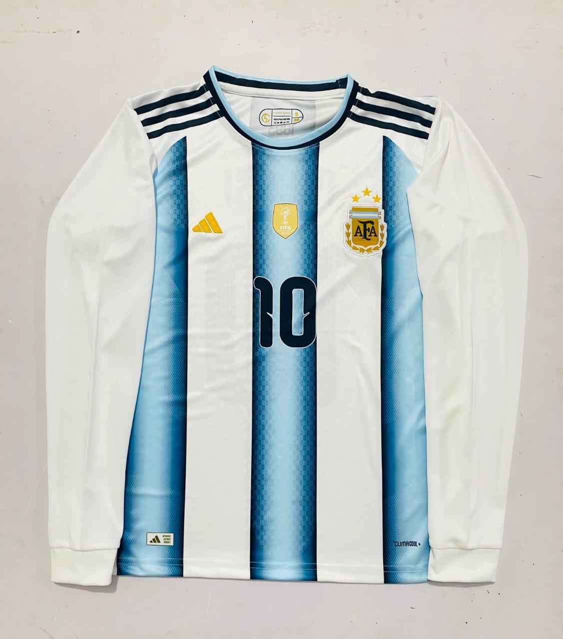 Messi full sleeves argentina retro
