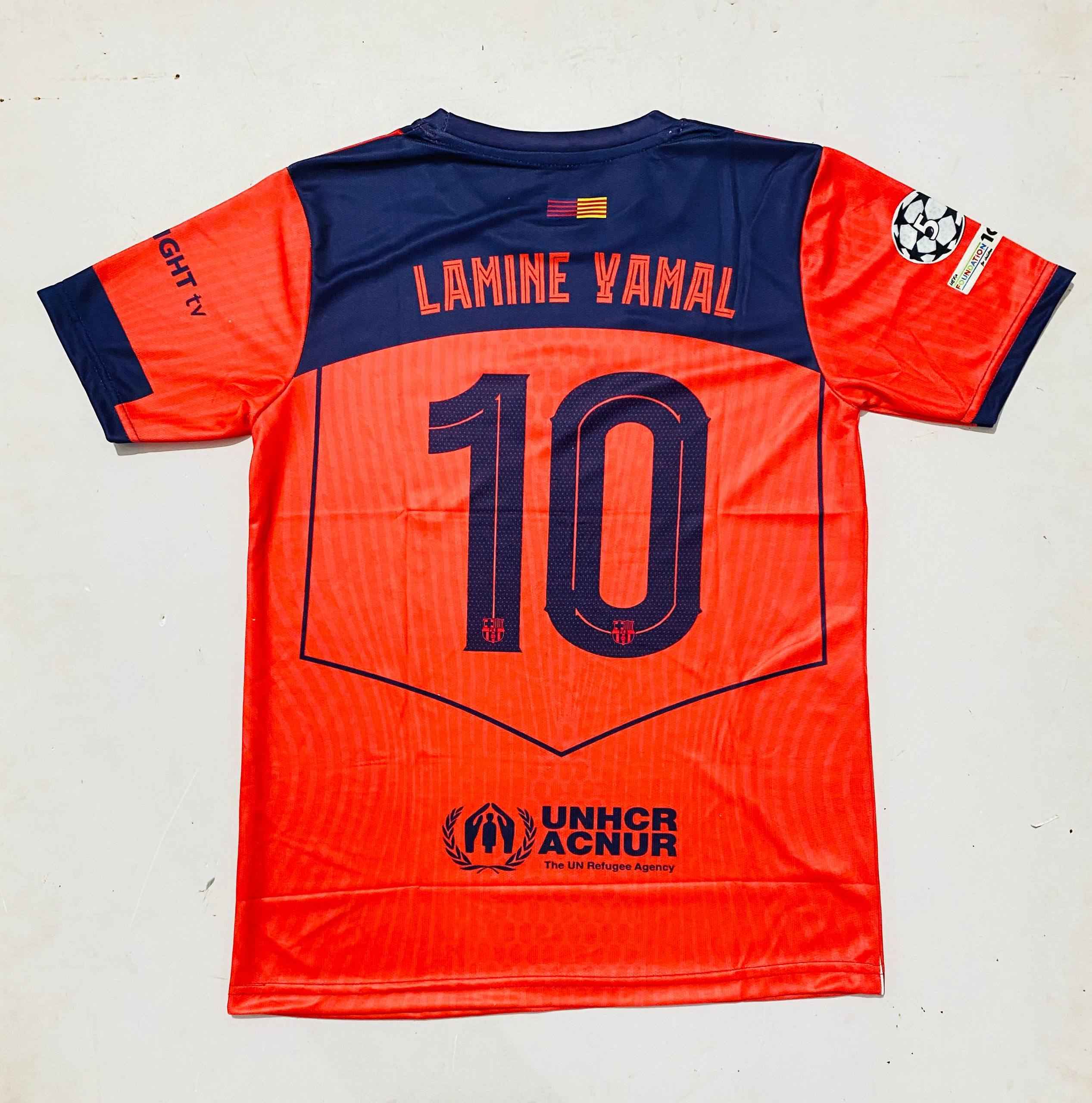 L. Yamal FC Barcelona 25-26 thirf half sleeves kit