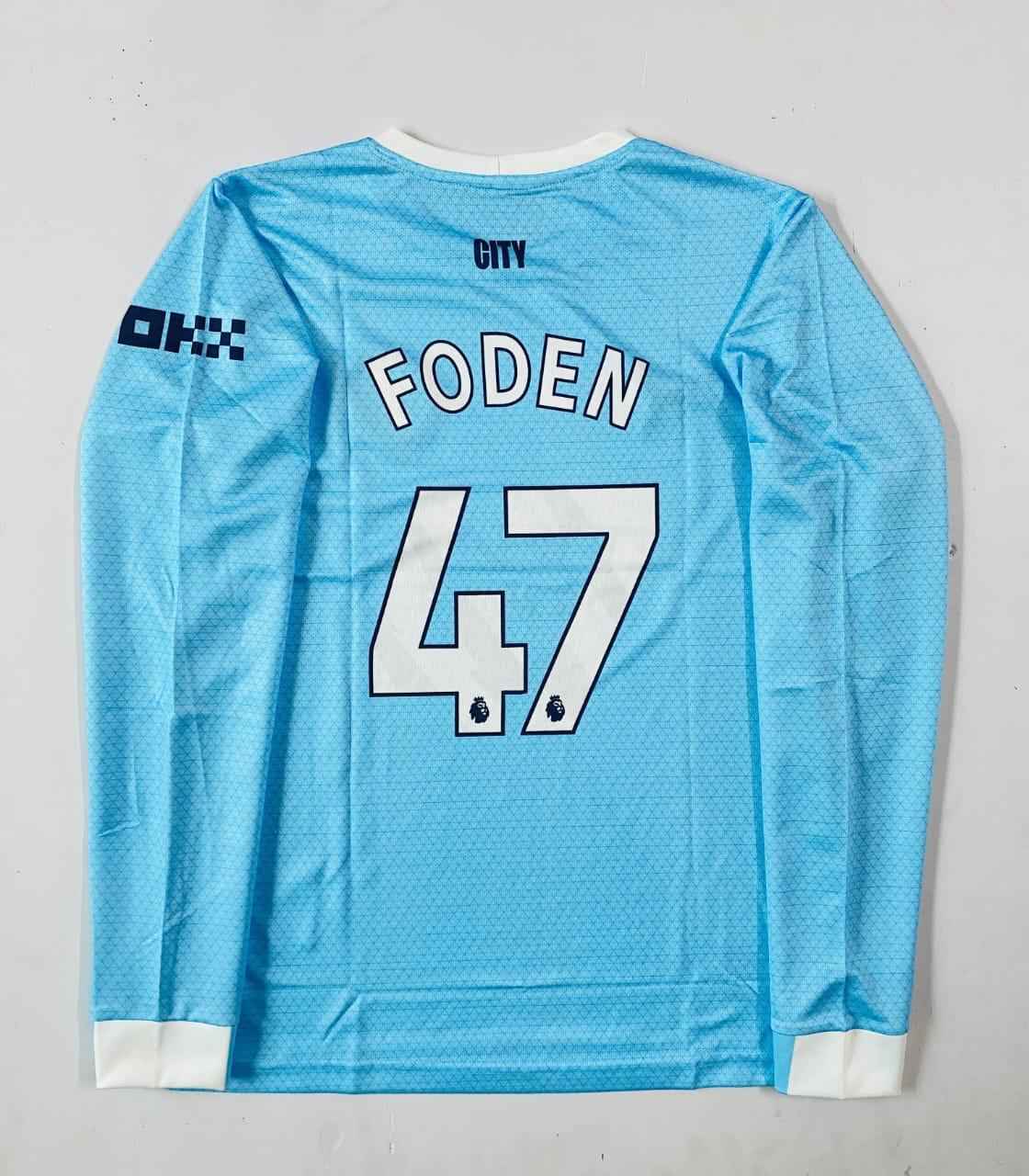 Manchester City P. Foden home full sleeves