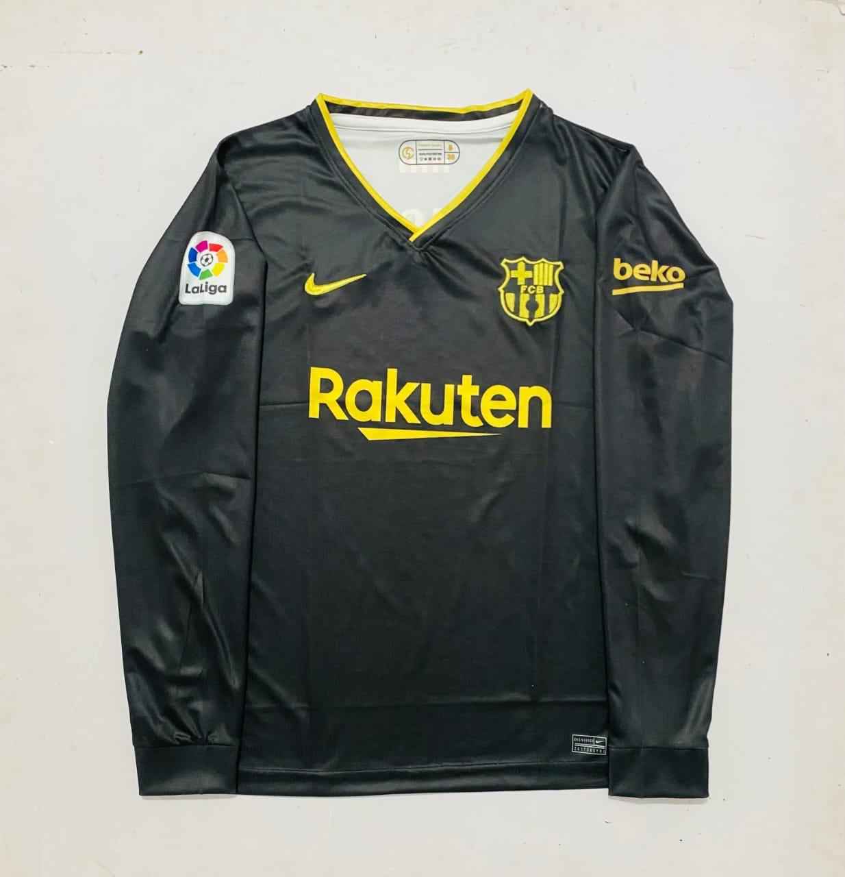 FC Barcelona 2020-21 away L. Messi full sleeves retro