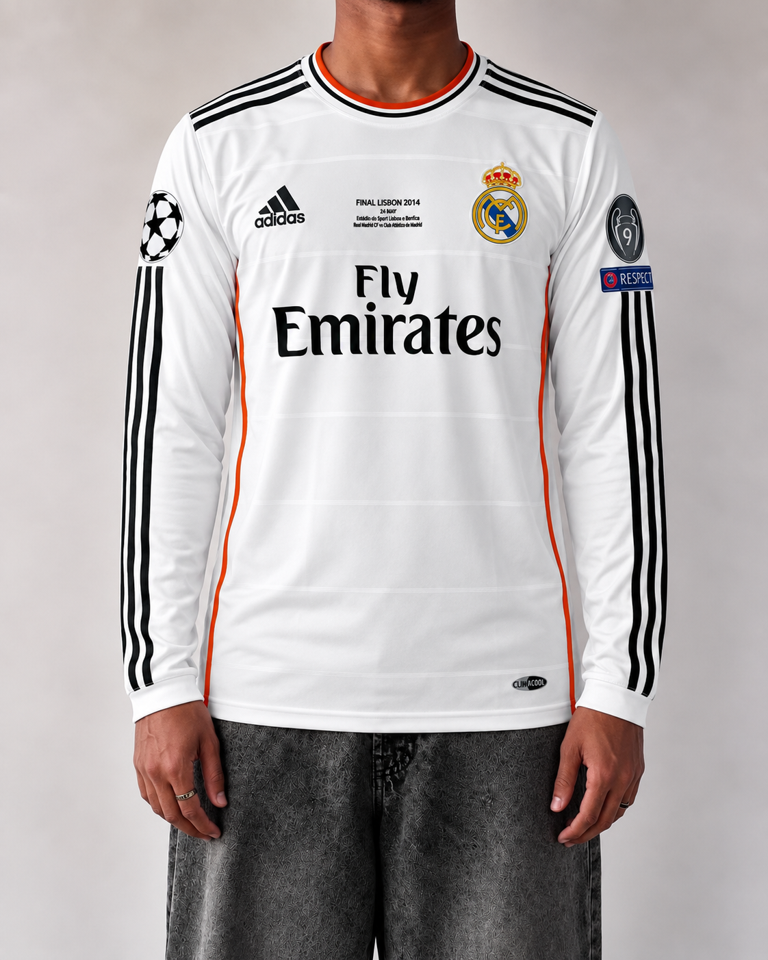 Real Madrid 2013-14 Ronaldo full sleeves retro