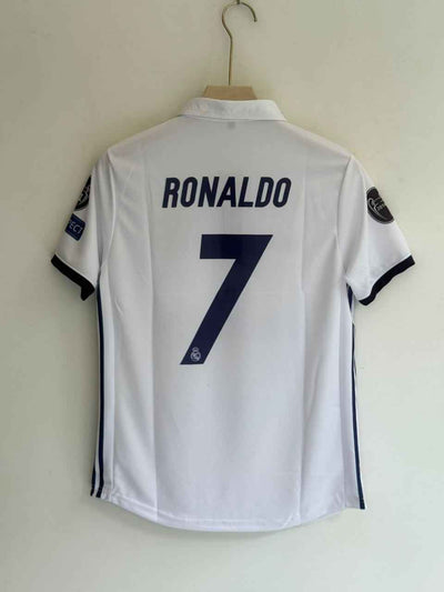 Real Madrid C.Ronaldo 2016-17 Home Half Sleeve Jersey