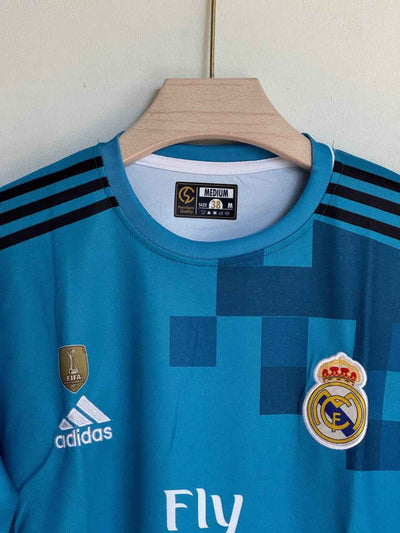 Real Madrid 2017-18 third kit full sleeves retro