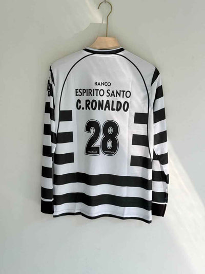 Sporting lisbon C. Ronaldo full sleeves retro