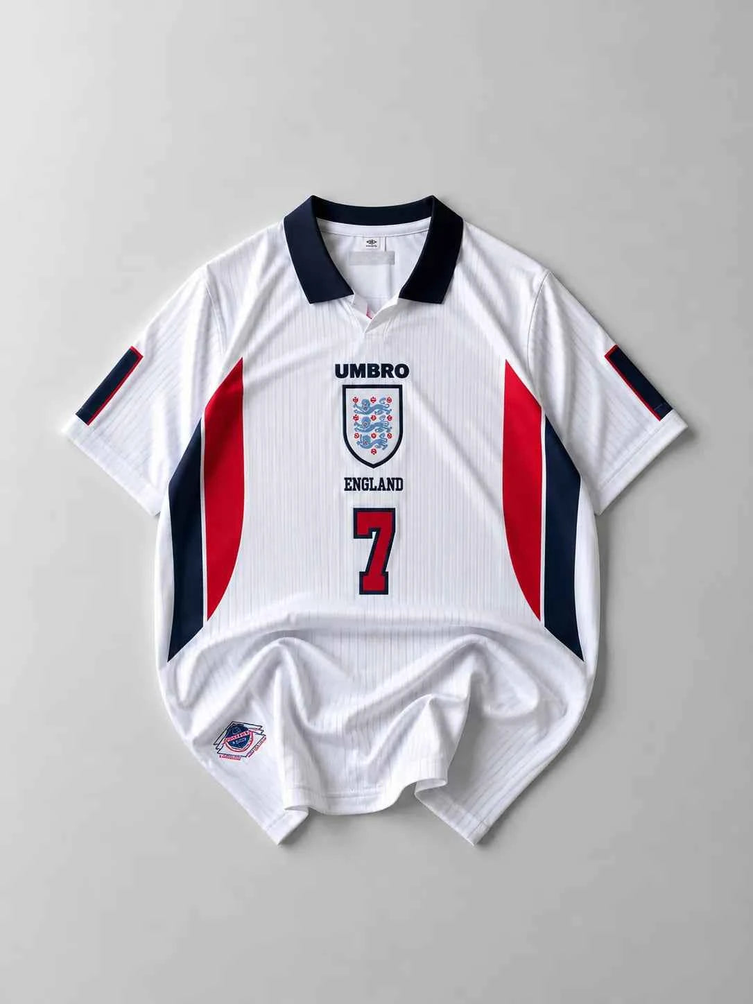 England Beckham half sleeves retro(embroidery)