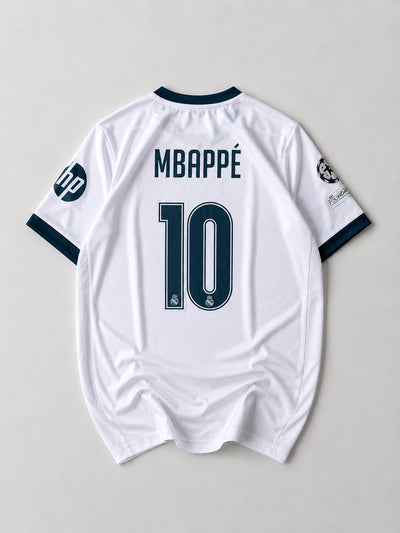 Real Madrid 2026-27 Mbappé home jersey back with player name and number