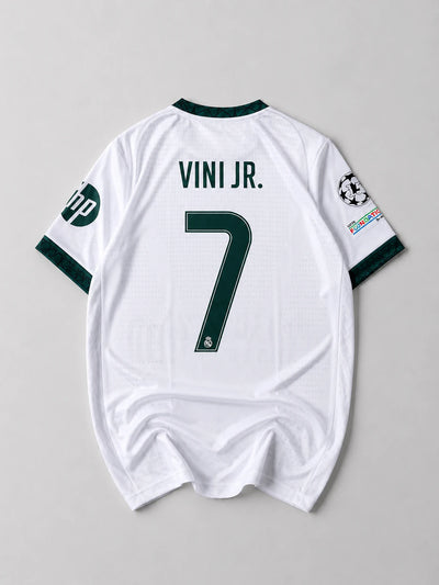 Real Madrid 2026-27 Vini Jr home jersey back with player name and number