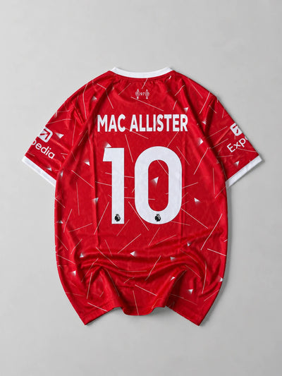 Liverpool 2026-27 Mac Allister jersey back with player name and number