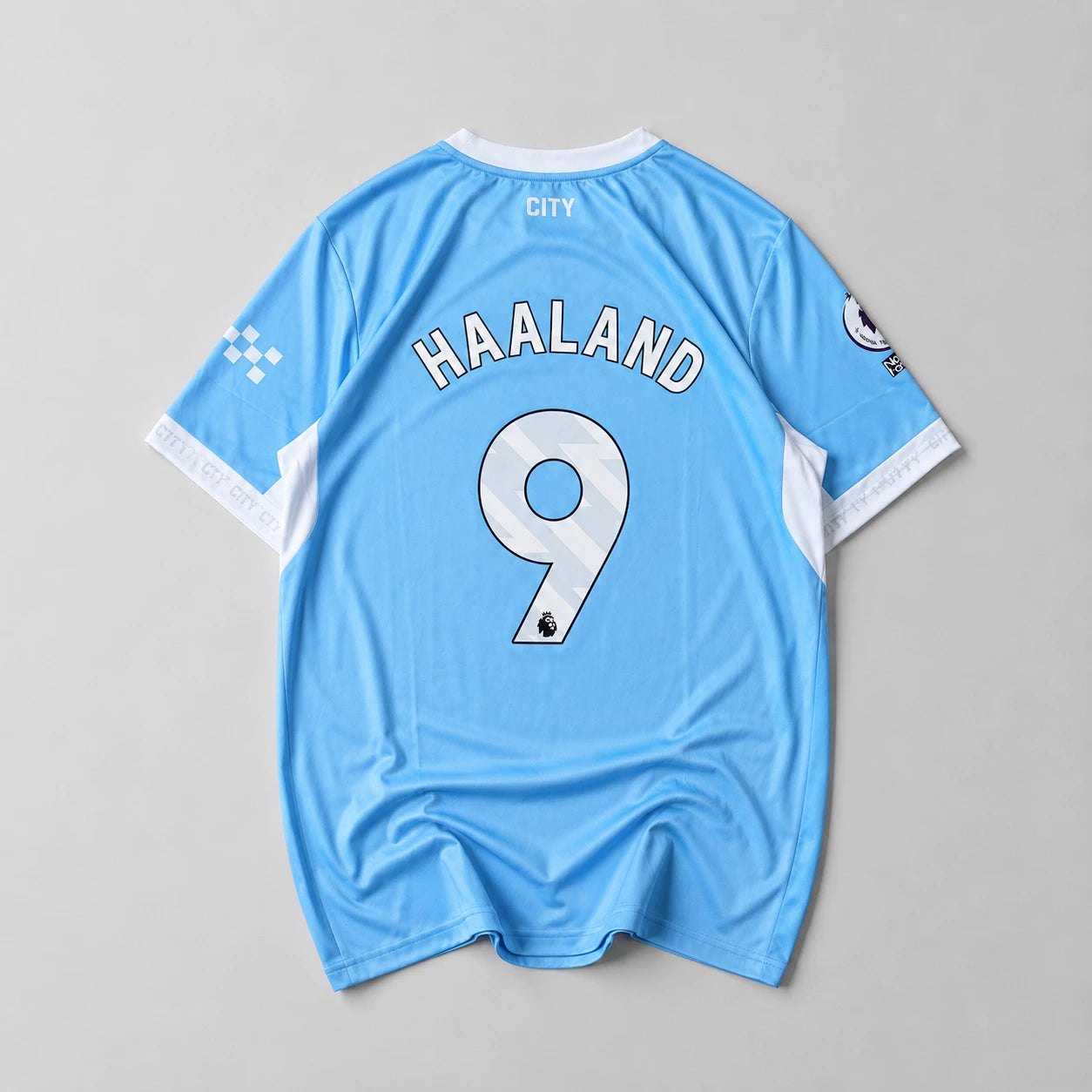 Manchester City 2026-27 Haaland jersey back with player name and number