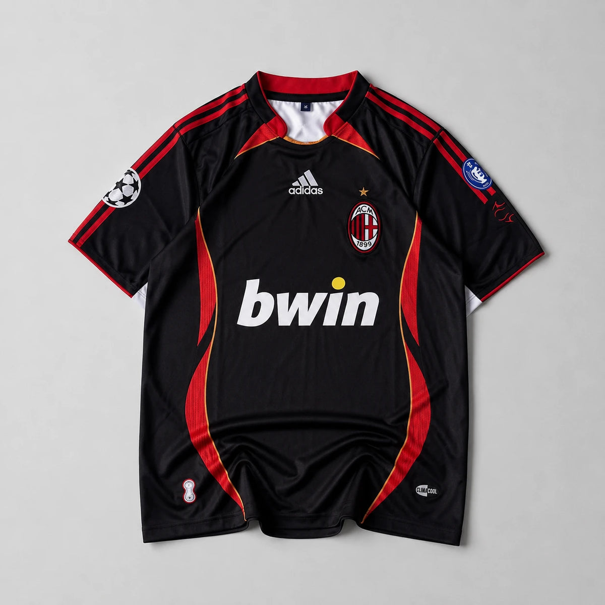 Ac milan away  Maldini half sleeves retro (embroidery)