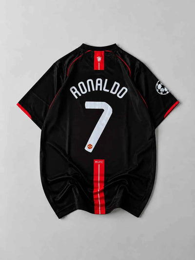 Manchester united 2008-09 ronaldo half sleeves retro (embroidery)