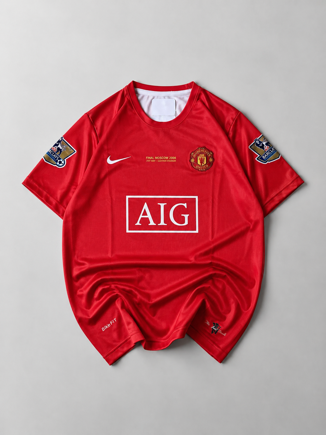 Manchester united 2008-09 ronaldo half sleeves retro (embroidery)