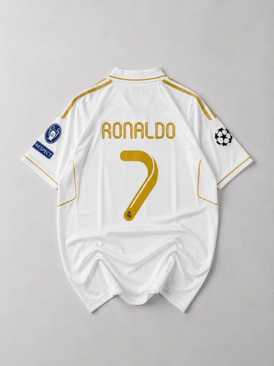 Real madrid ronaldo  2011-12  half sleeves retro ( embroidery)