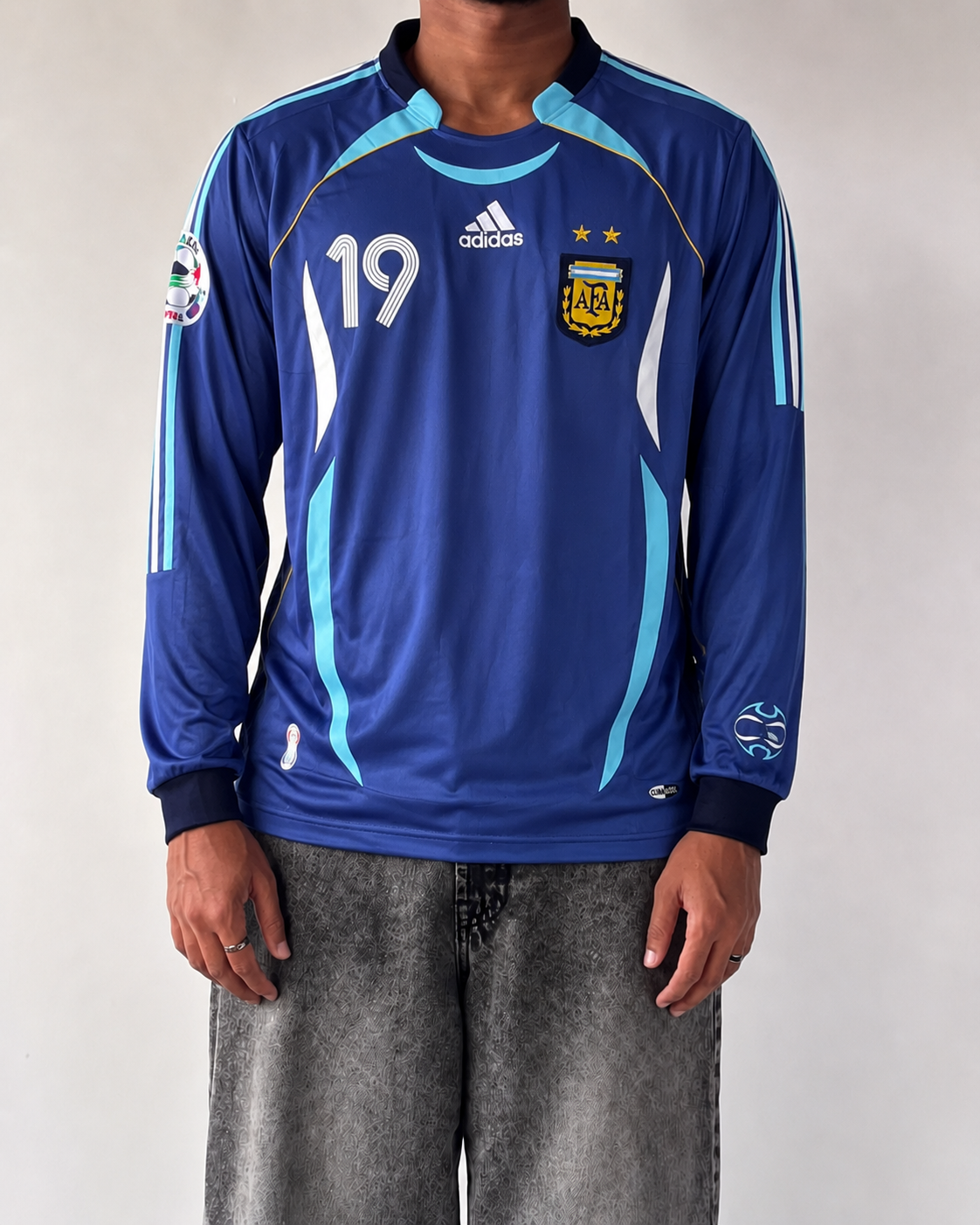 Argentina 2006 Retro Away Full Sleeve Jersey