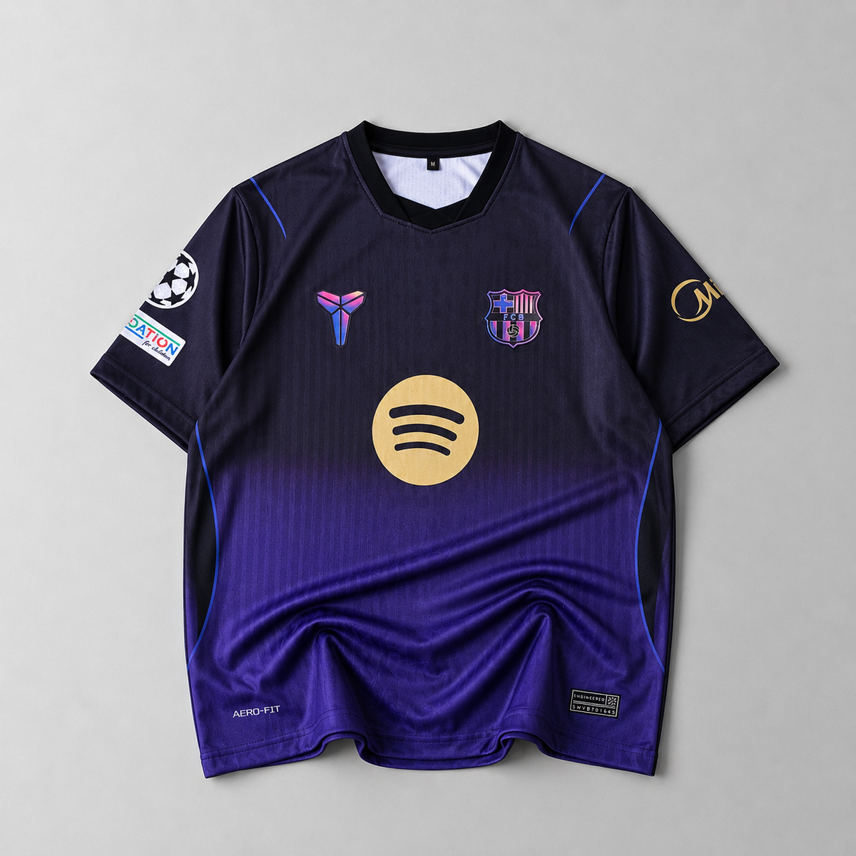 Barcelona 26/27 LAMINE YAMAL– La Liga Away Kit (Silicone Heat Press Logos)