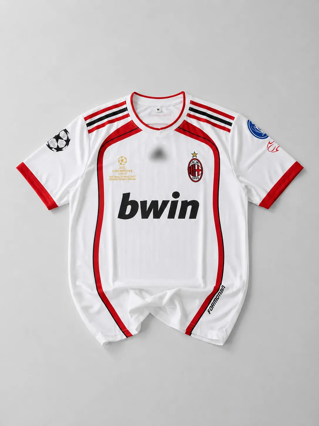 Ac milan 2006-07 MALDINI half sleeves retro (embroidery)