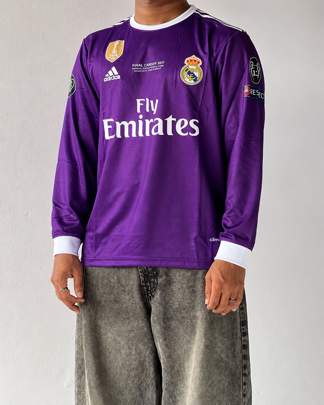 Real madrid 2017-18 away ronaldo full sleeevs