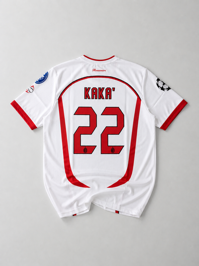 Ac milan 2006-07 away Kaka half sleeves retro