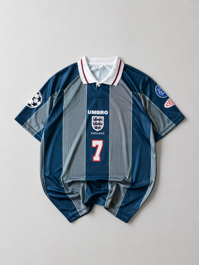 Beckham England retro half sleeve sublimation