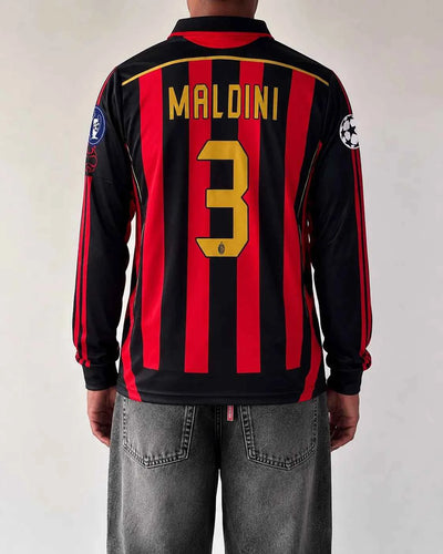 AC Milan home MALDINI full sleeves retro