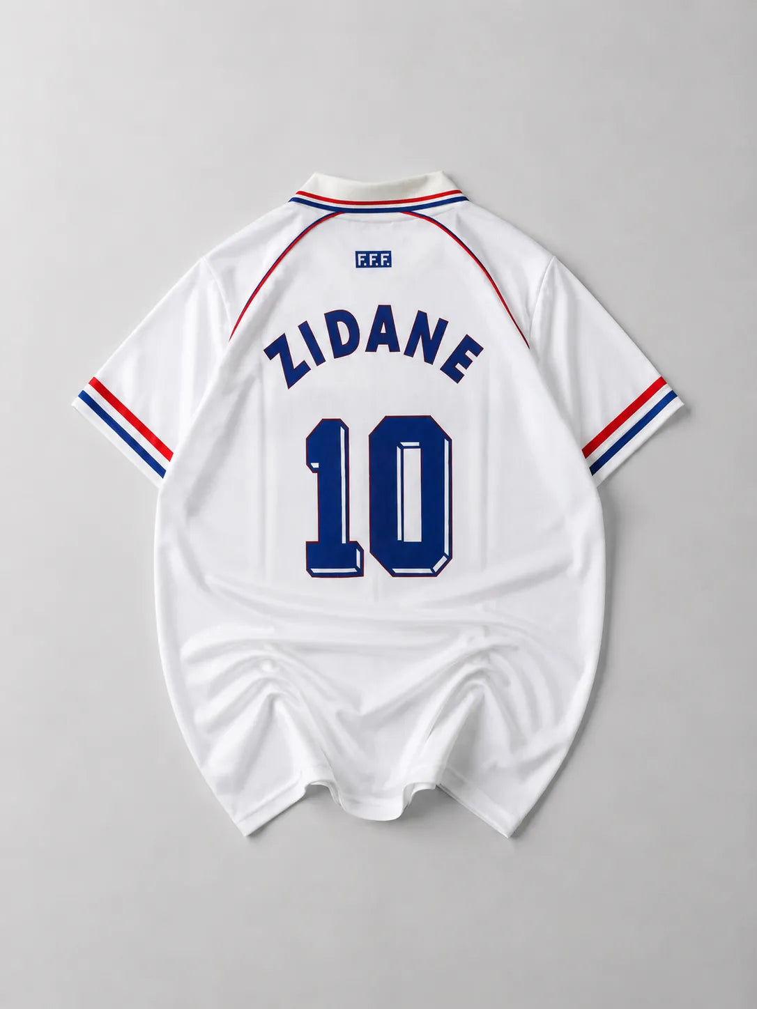 France 2006 Zidane half sleeves retro (embroidery)
