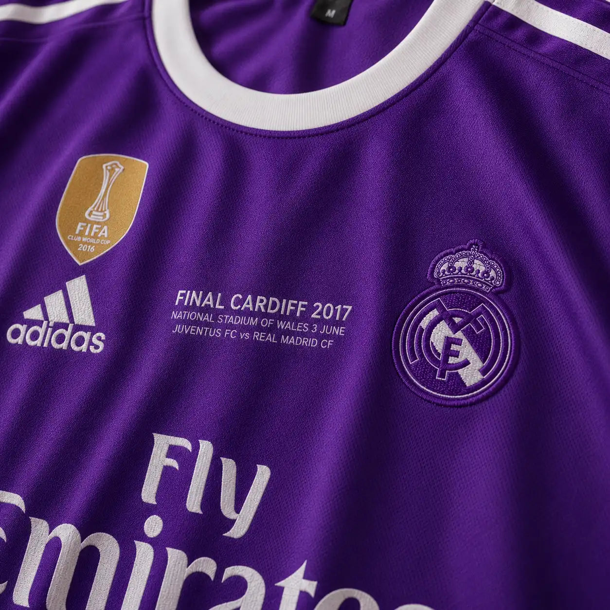 Real madrid 2017-18 Away Ronaldo half sleeves retro (embroidery)