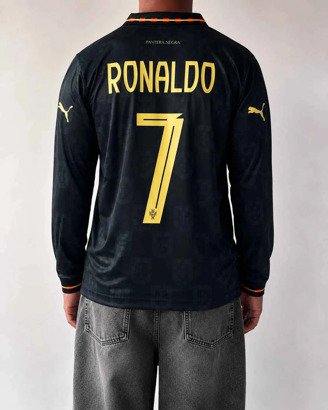 Portugal Black Special Edition full sleeves ( EMBRIODERY)