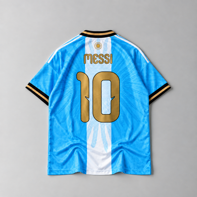 Argentina Messi Last Match Kit (EMBROIDERY)