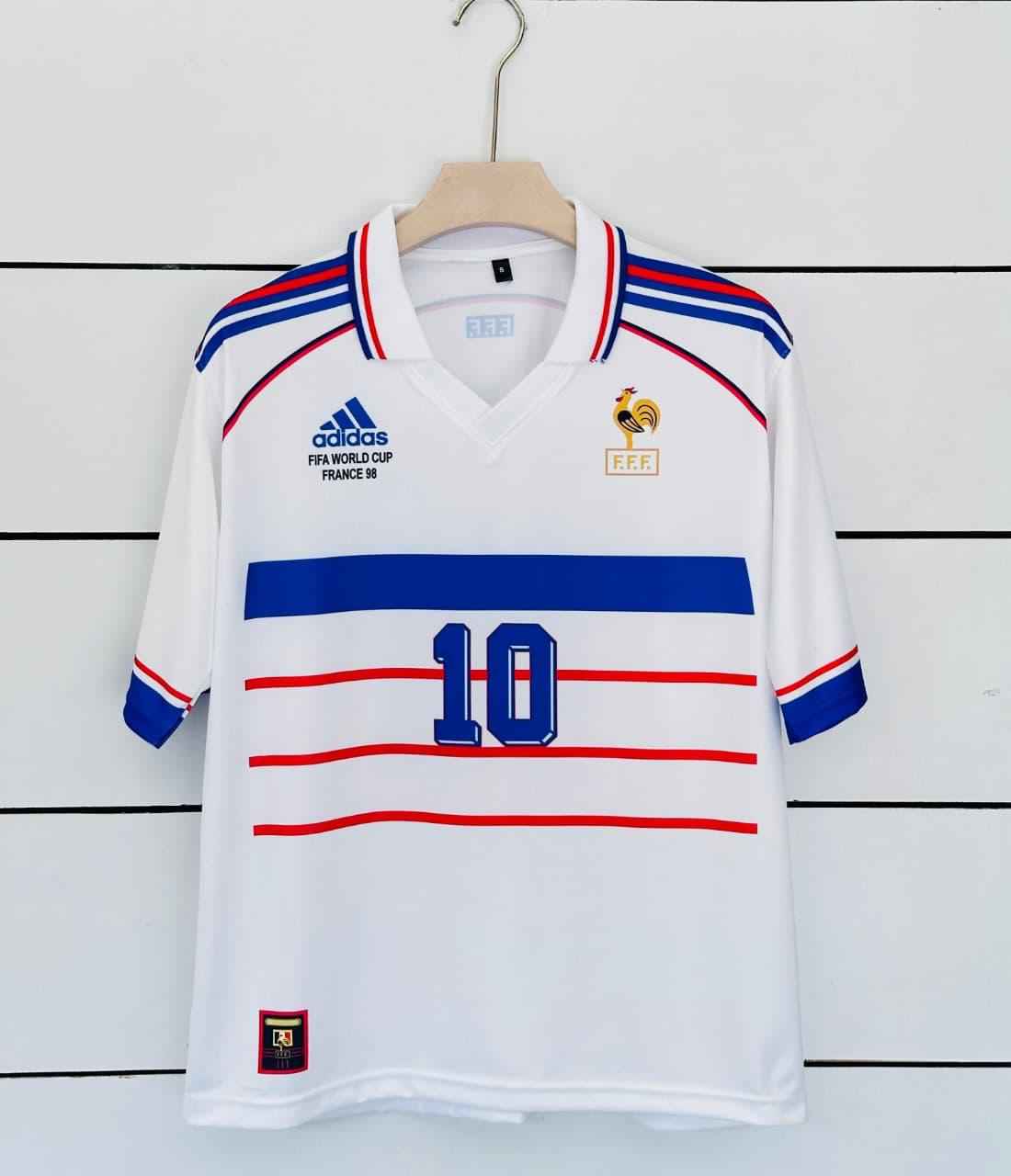France zidane five sleeves retro