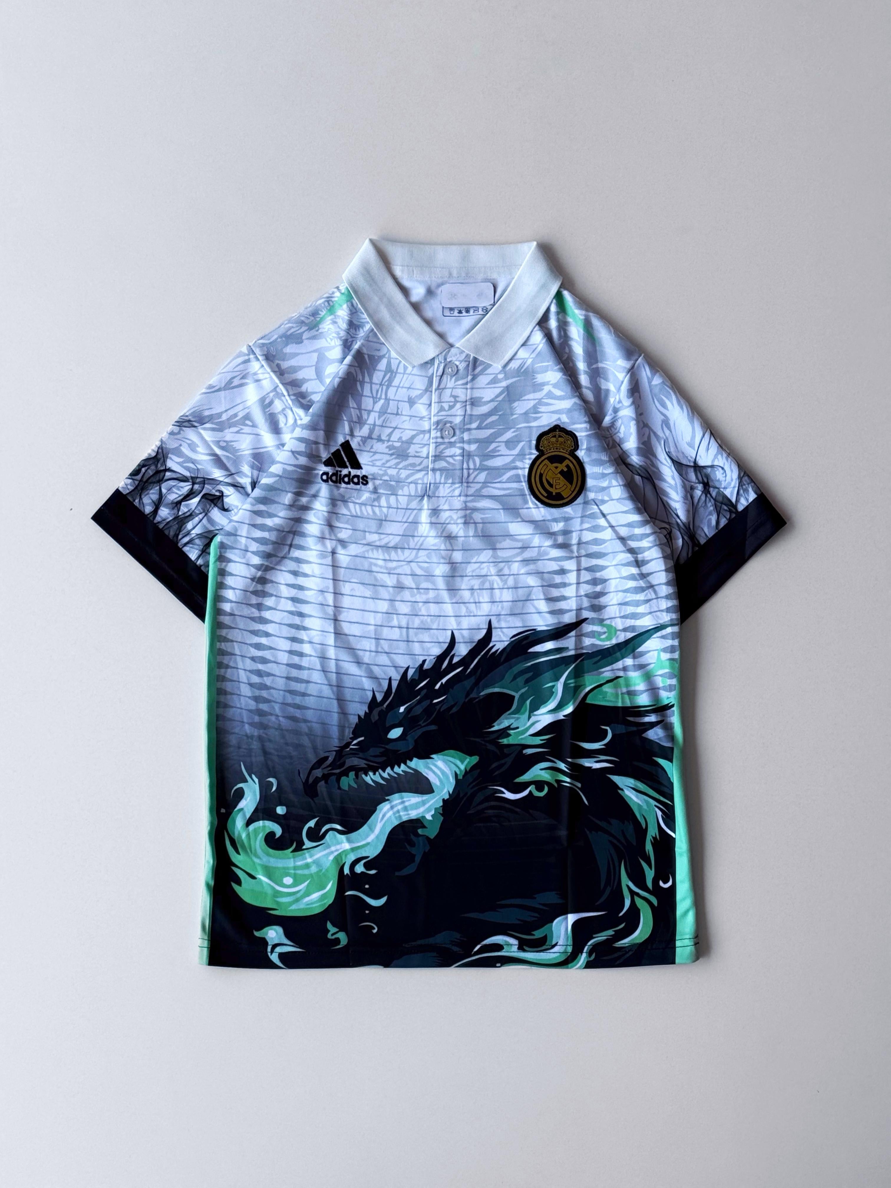 Real madrid x green dragon special edition half sleeves kit
