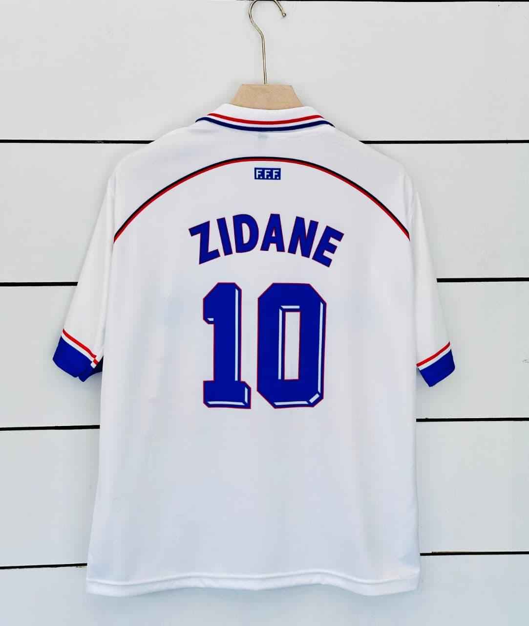 France zidane five sleeves retro