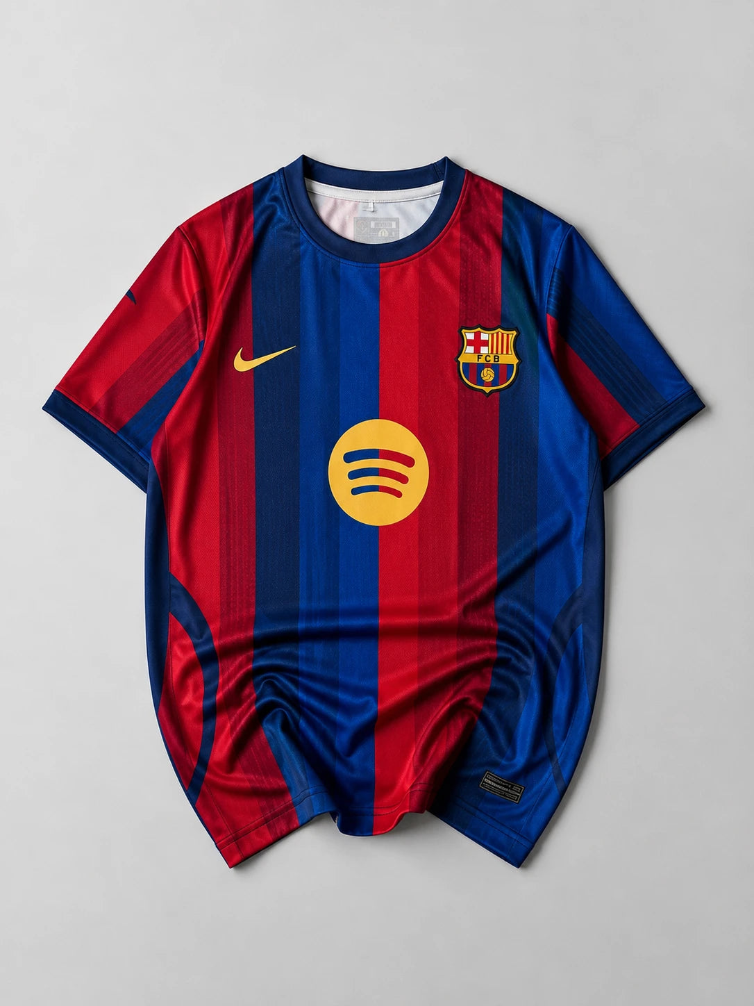 FC Barcelona 2026-27 Lamine Yamal home jersey front, blue and garnet kit