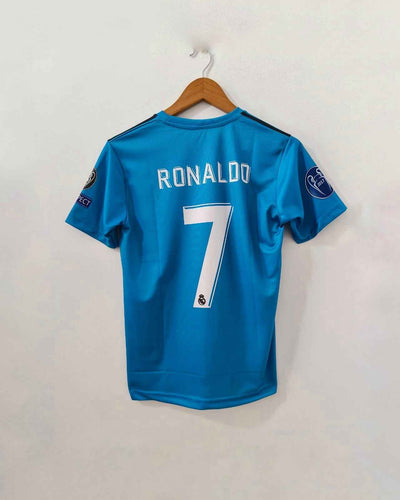 Ronaldo 2017-18 real madrid half sleeves retro