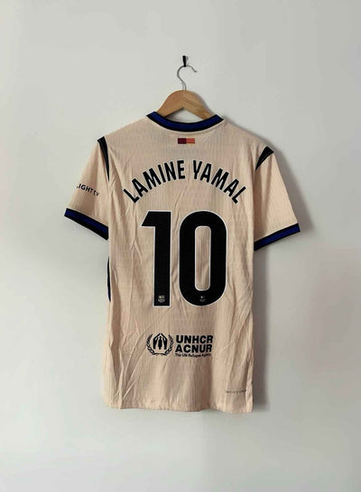 Barcelona 25-26 Away lamine yamal half sleeves kit