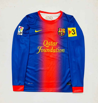 FC Barcelona Messi full sleeves retro kit