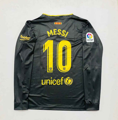 FC Barcelona 2020-21 away L. Messi full sleeves retro