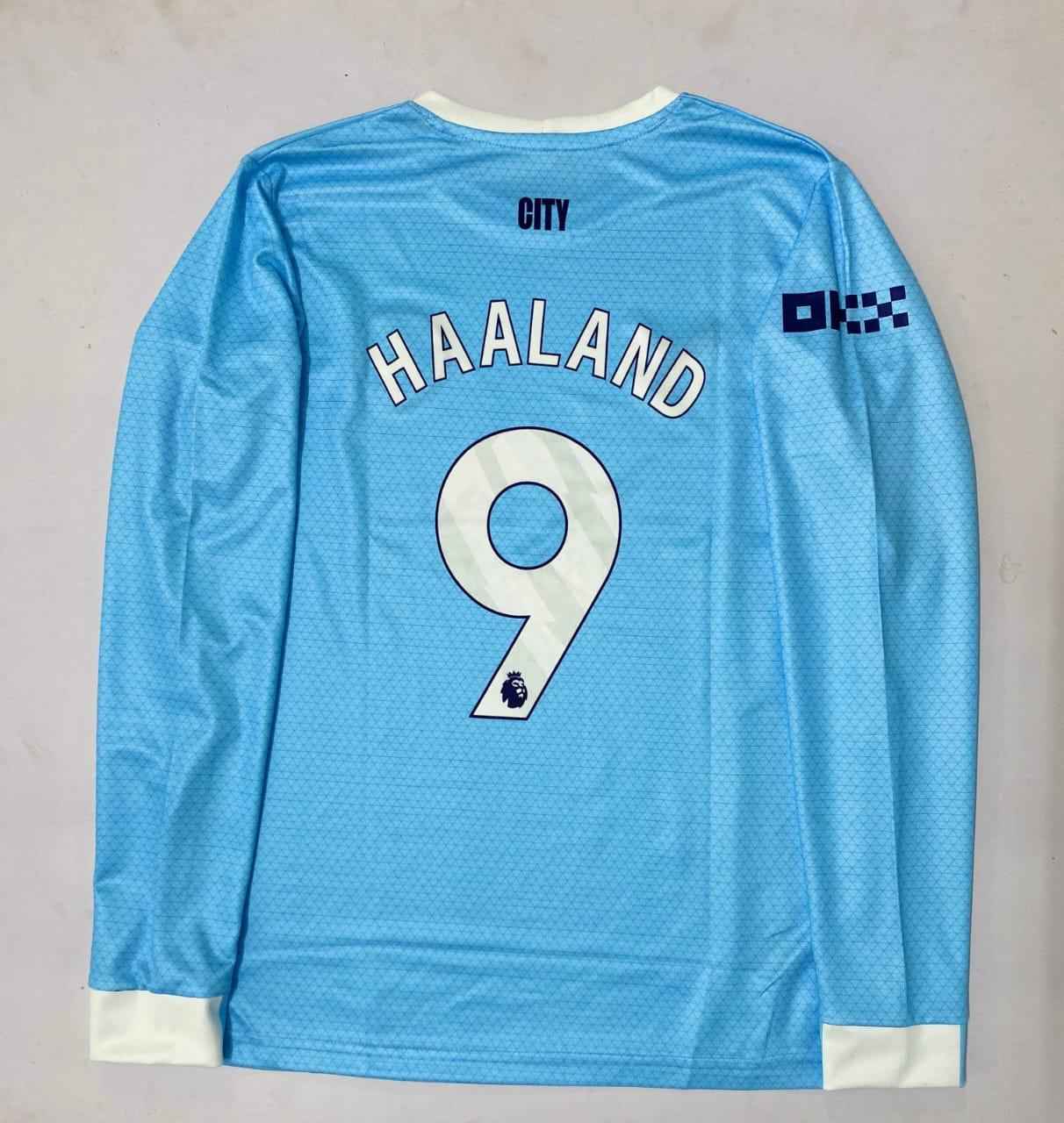 Manchester City Haaland full sleeves retro