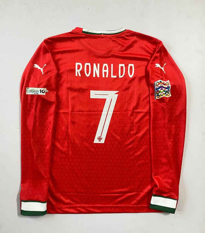 Portugal home Ronaldo full sleeves kit