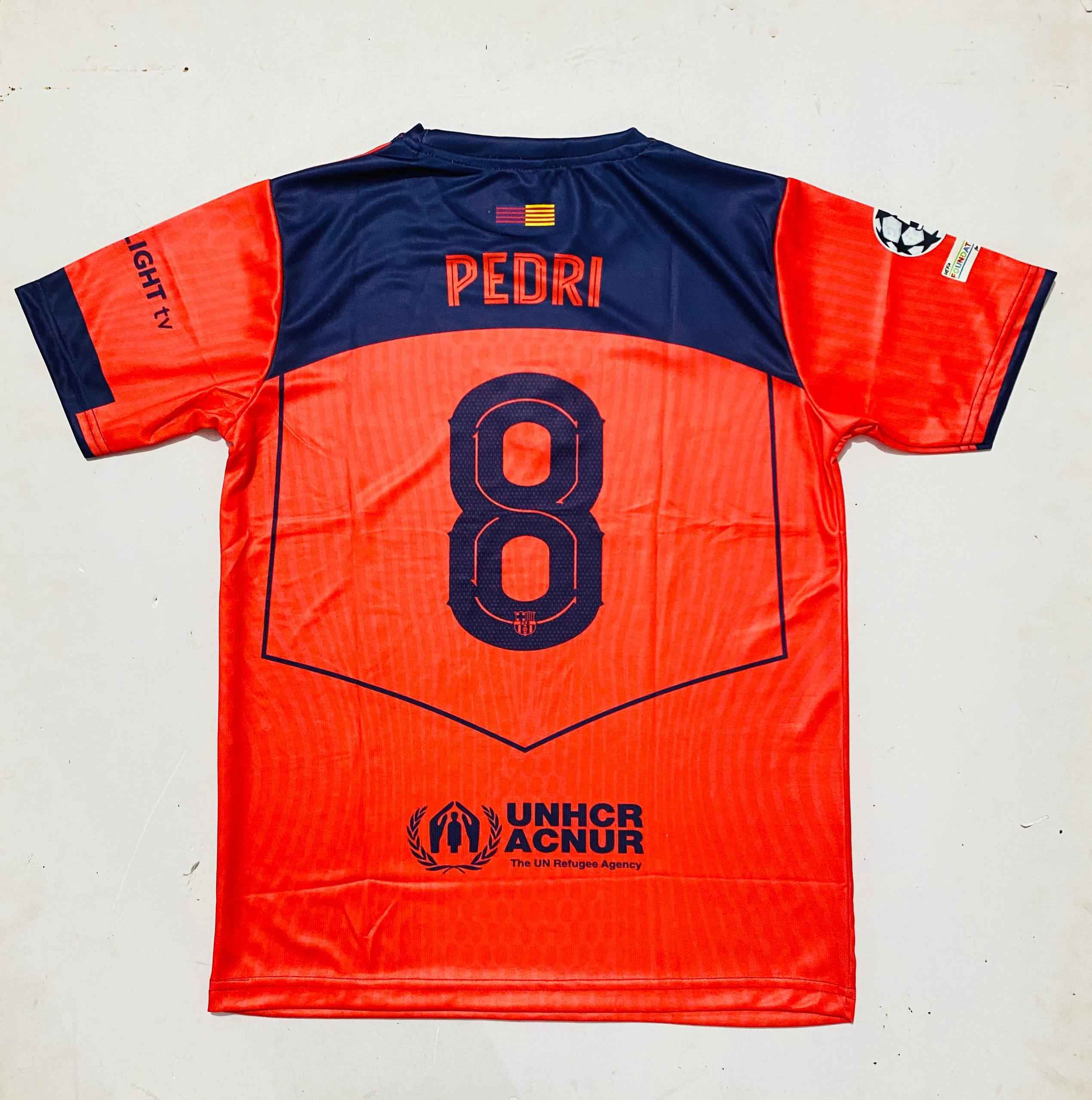 Pedri FC Barcelona 25-26 third half sleeves kit