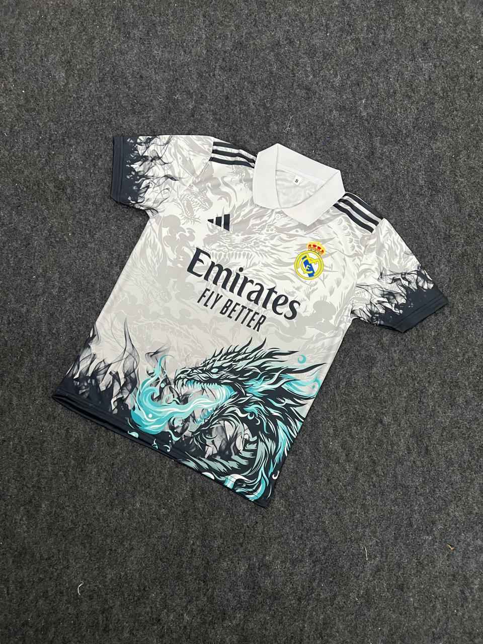 Real madrid x green dragon special edition half sleeves kit