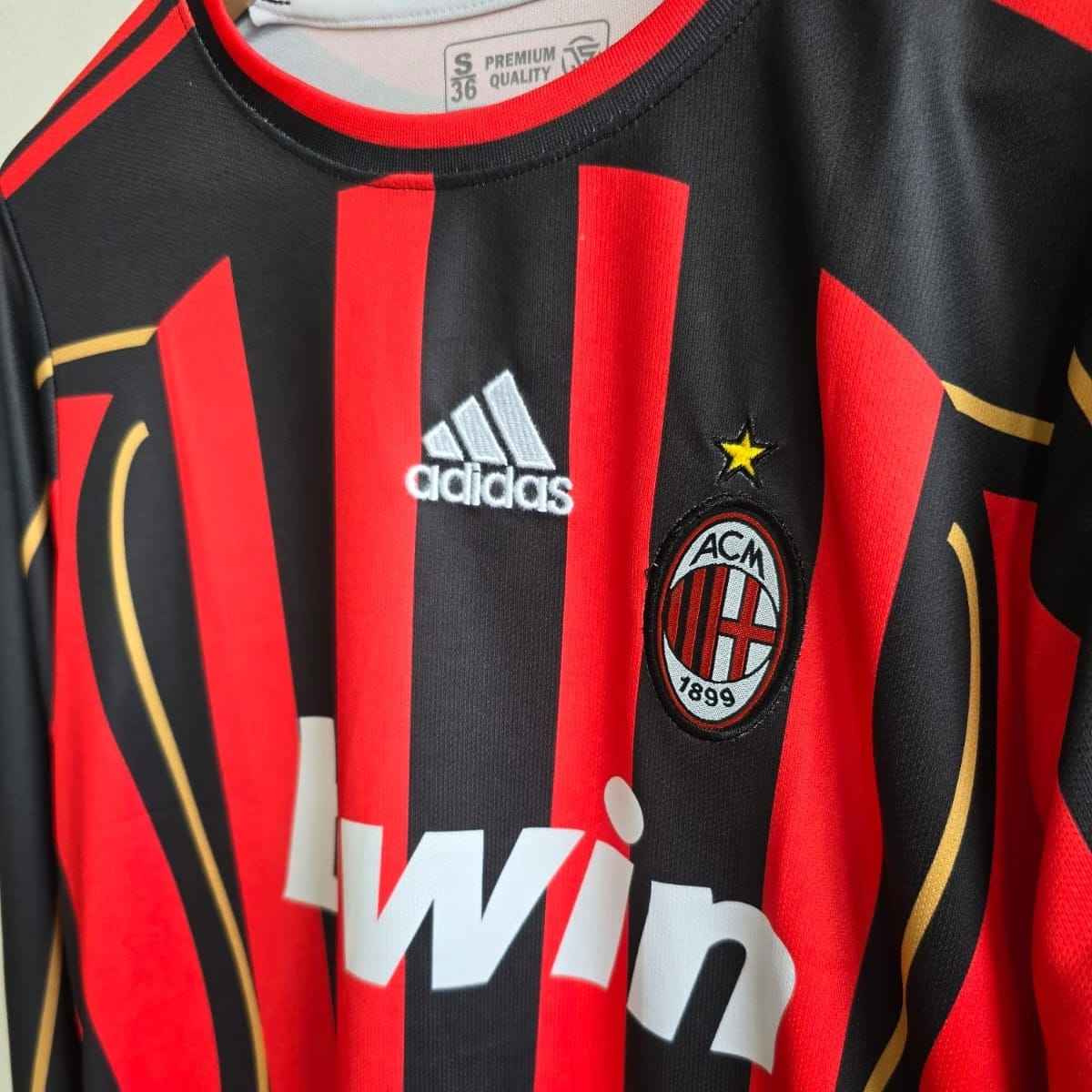 Ac Milan 2006-07 home Maldini full sleeves retro