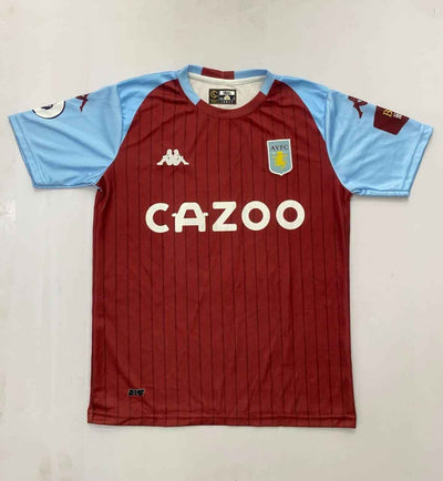 Kappa Aston Villa 2021-22 home Grealish half sleeves